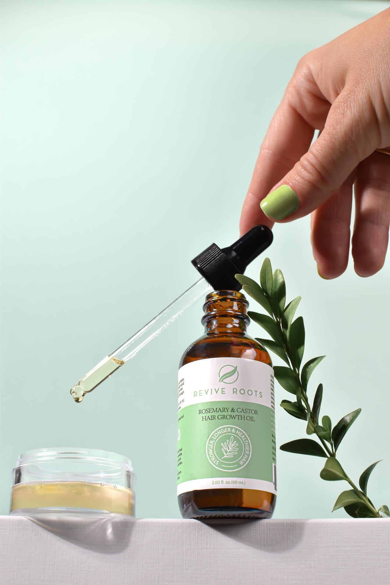 Bundle Rosemary & Castor Hair Growth Oil.
